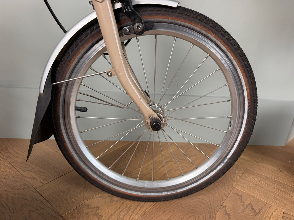 Brompton x Barbour C Line Explore 6 Speed Amble Sands Folding Bike Toolkit