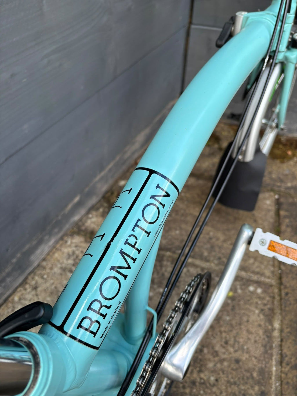 Brompton M3L C Line equivalent Folding Bicycle in Turkish Green - Hardly Used