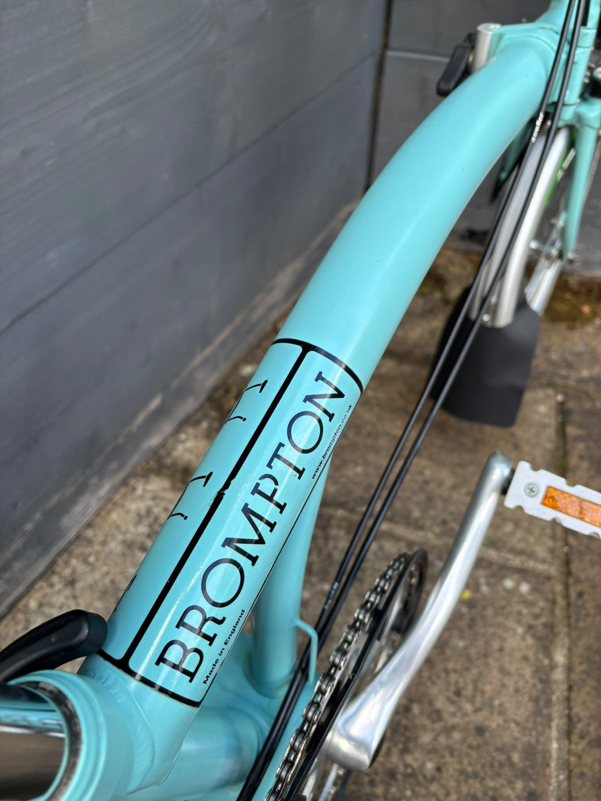 Brompton M3L C Line equivalent Folding Bicycle in Turkish Green - Hardly Used