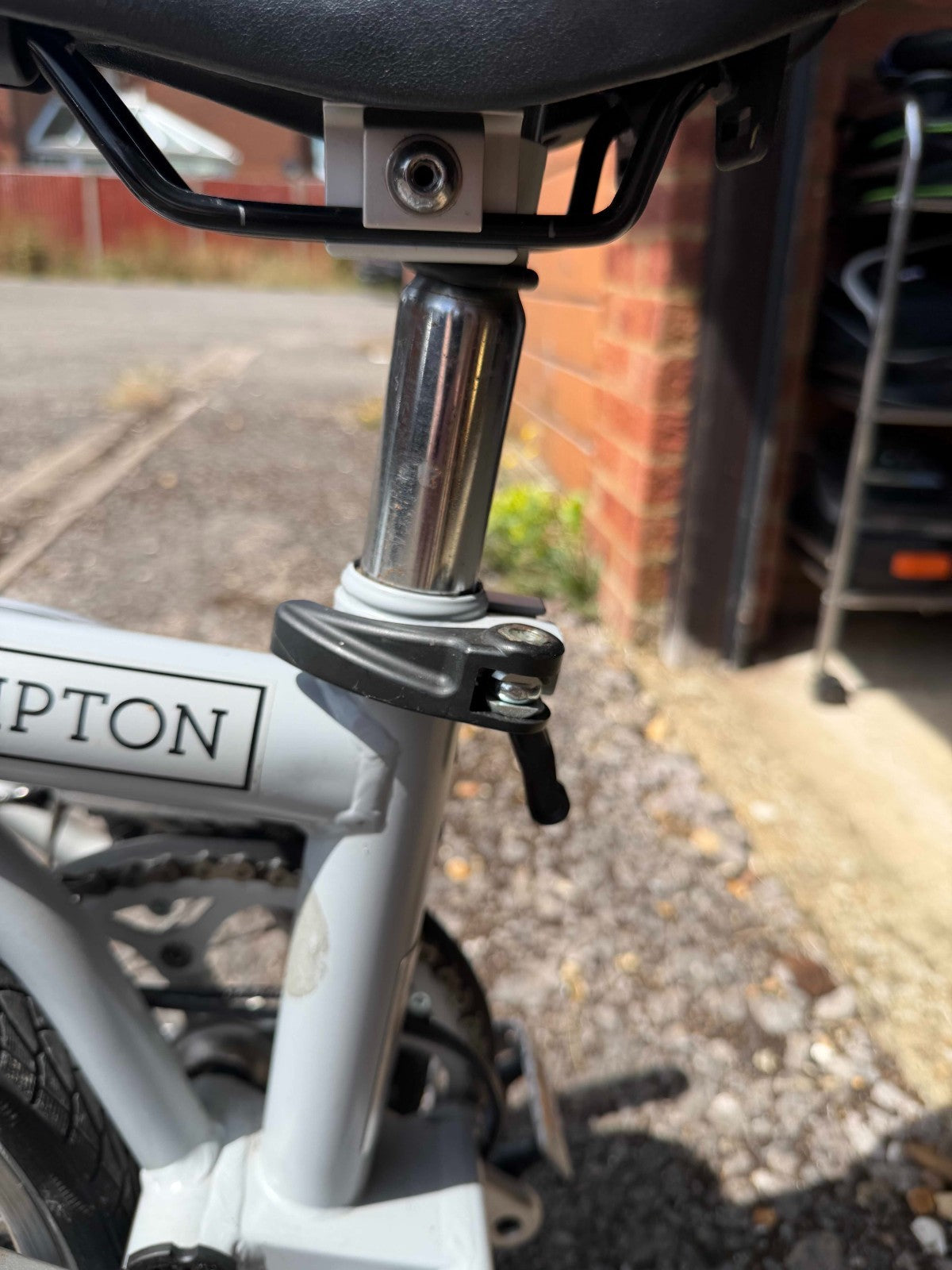 Brompton M3L Folding Bike (2017) – Grey – Original Owner – Receipt/BikeRegister