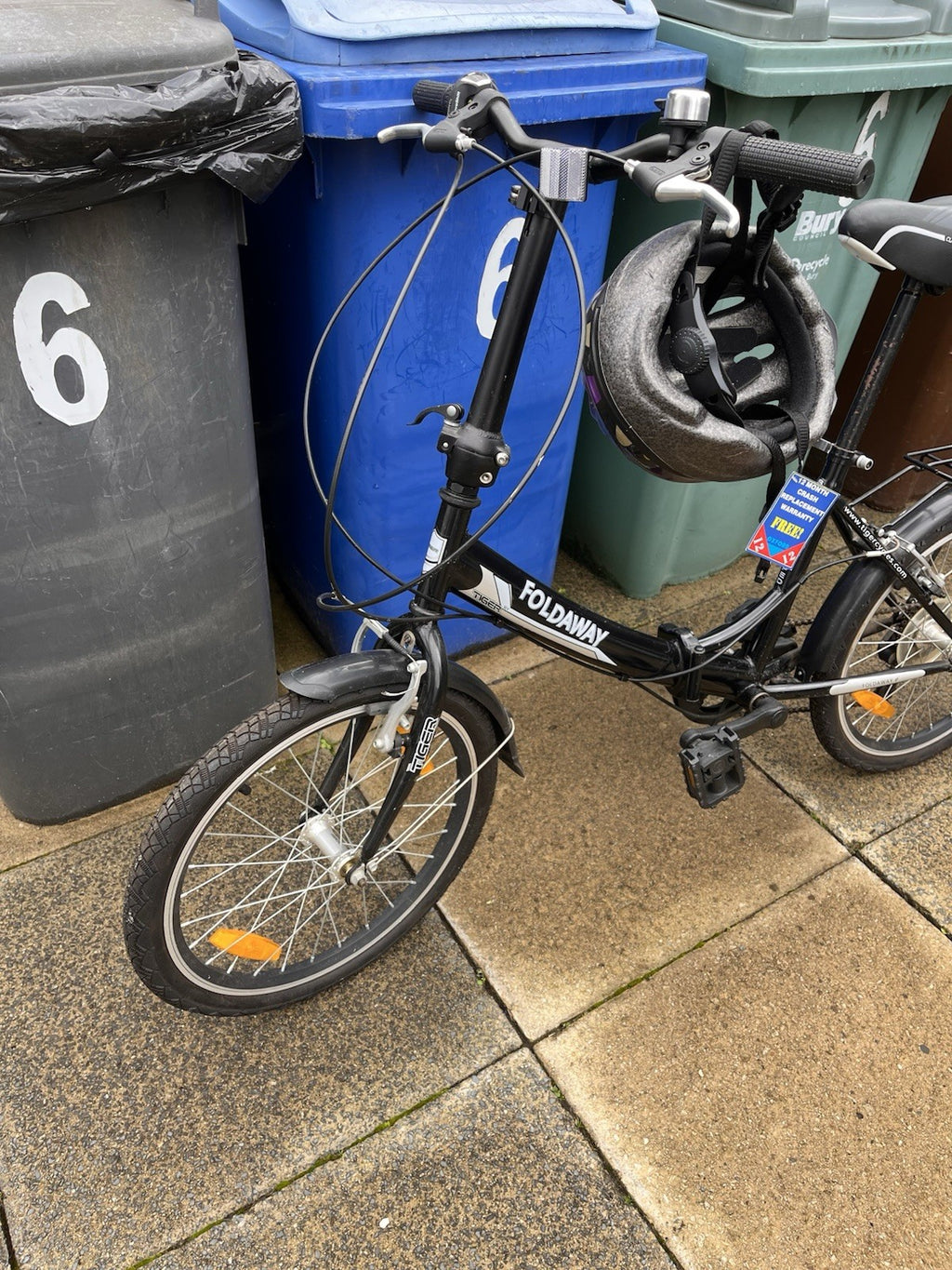 Pair of Foldaway Tiger Bikes Vintage Style