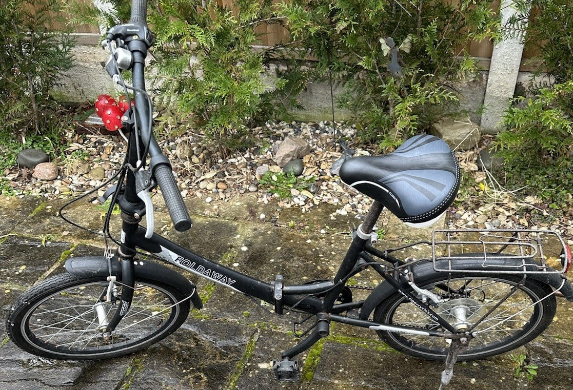 TIGER FOLDAWAY BIKE BLACK WITH GEARS