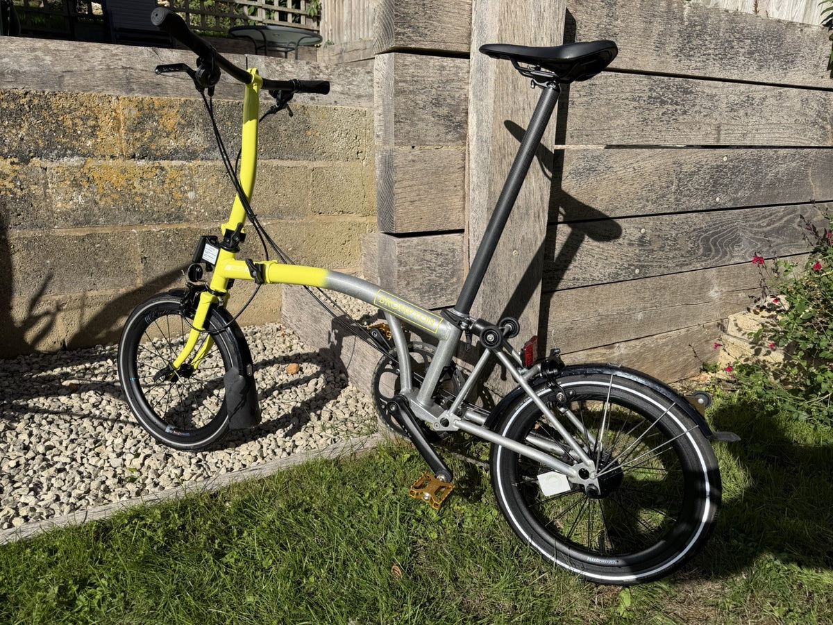 Brompton Palace Special Edition with upgrades. 2 speed, mudguards