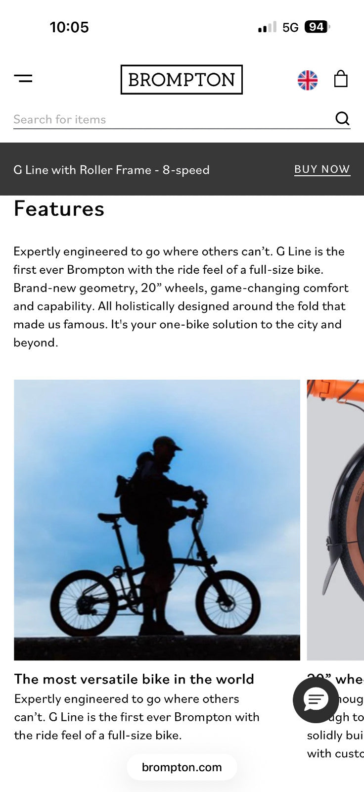 brompton folding bike 8 speed