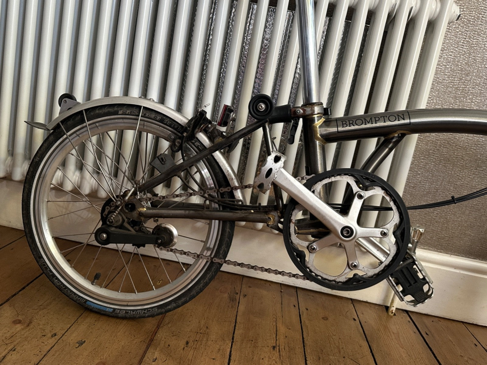 Brompton M3L raw lacquer