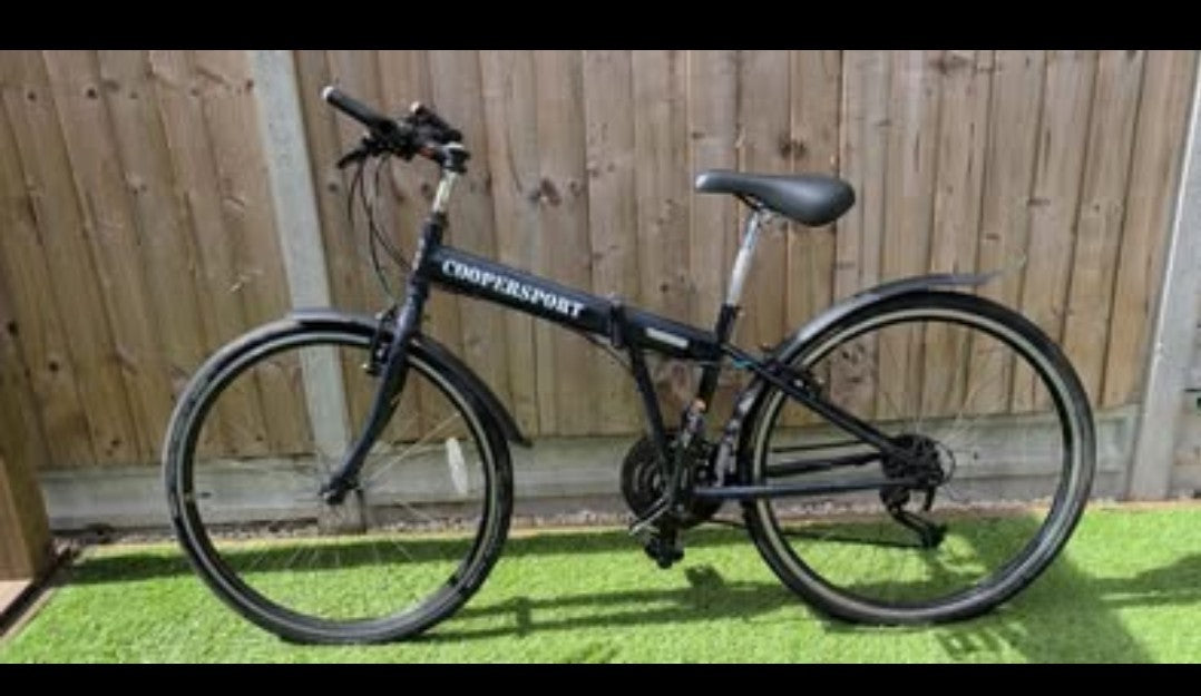 Cooper Sport Folding Bike Unisex Wheel Size 21 Inch Good Condition