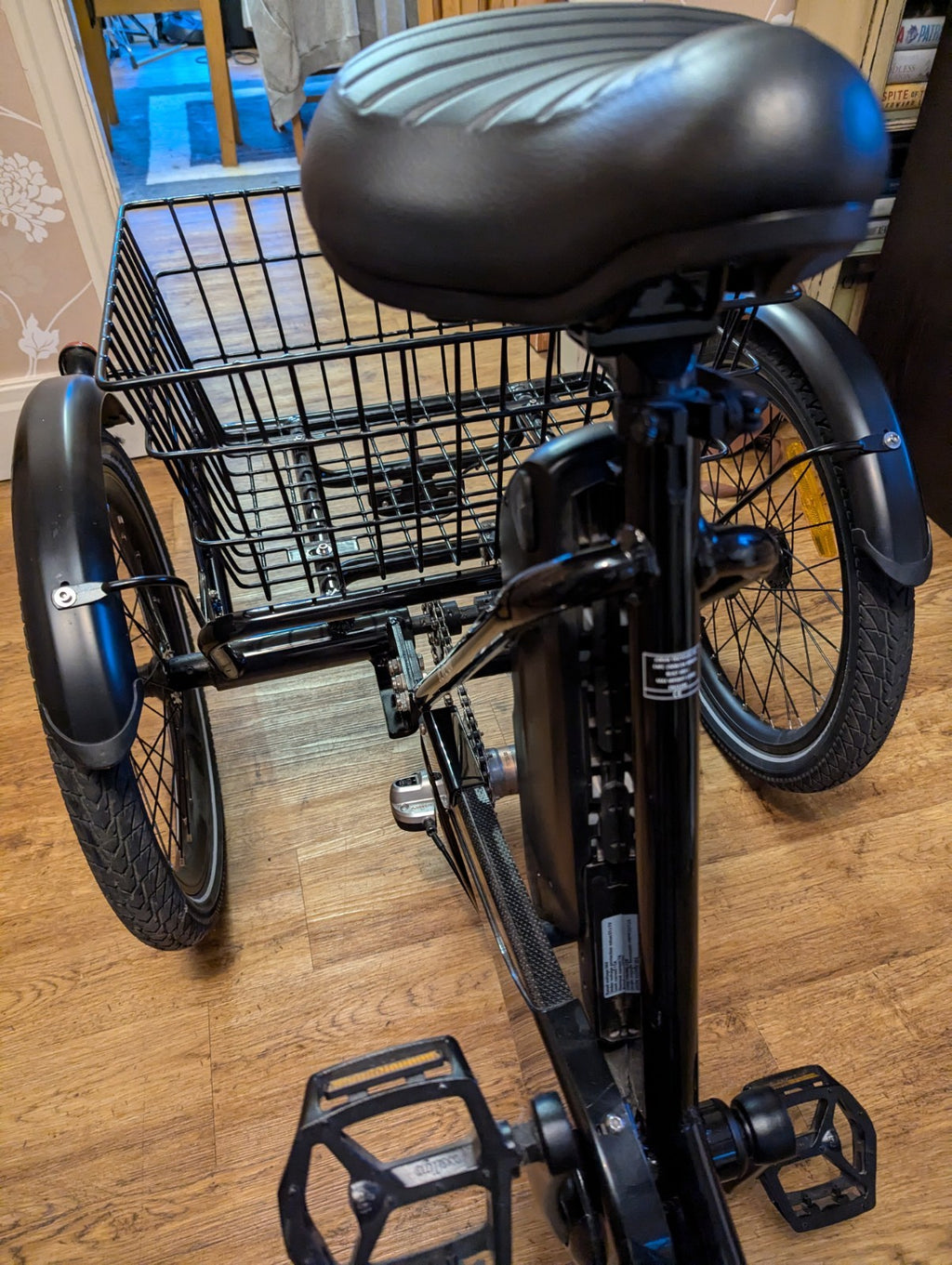 Jorvik Elite Jet E-20 Folding Trike with 20-inch Wheels
