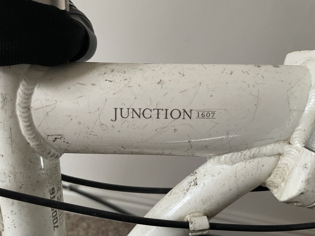 Bickerton Junction 1607 Foldable Bike White 20 Inch Wheels Great Condition