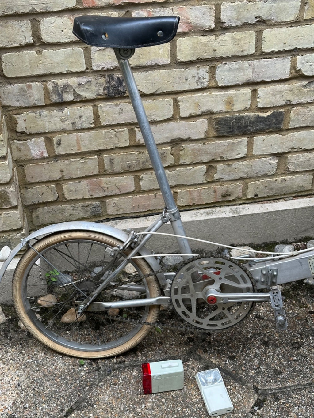 Vintage Bickerton Folding Bike One Previous Owner From New 3 Speed with Bag