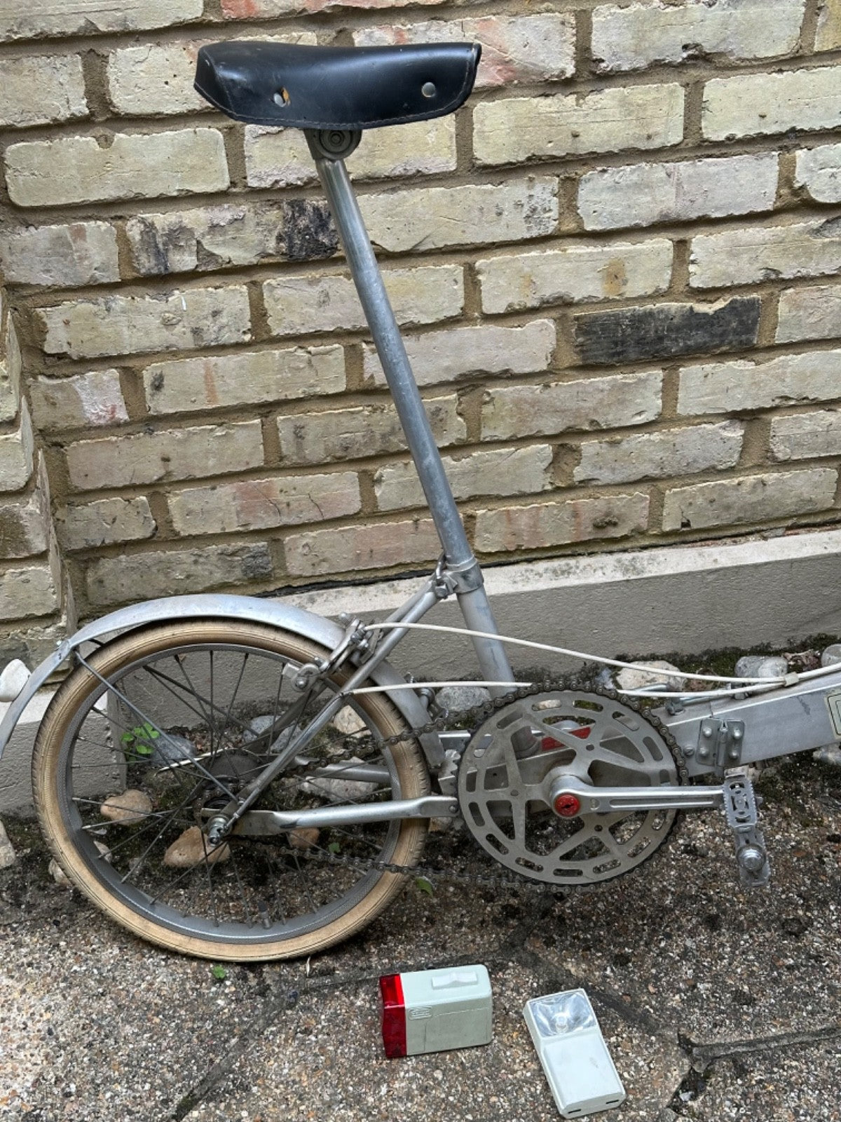 Vintage Bickerton Folding Bike One Previous Owner From New 3 Speed with Bag
