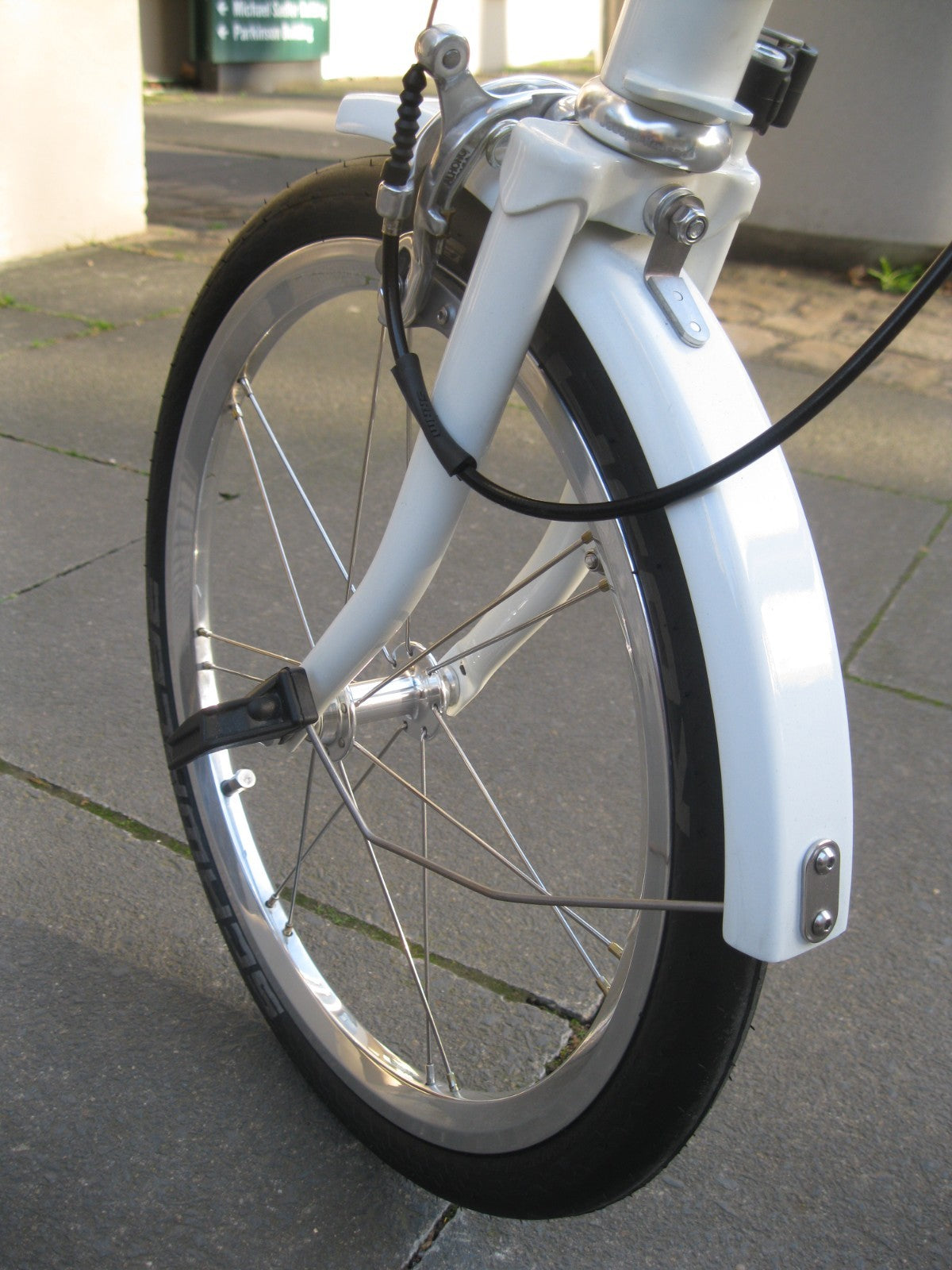 Custom Brompton Folding bike - homage to 1989 Cal look VW Karmann Ghia