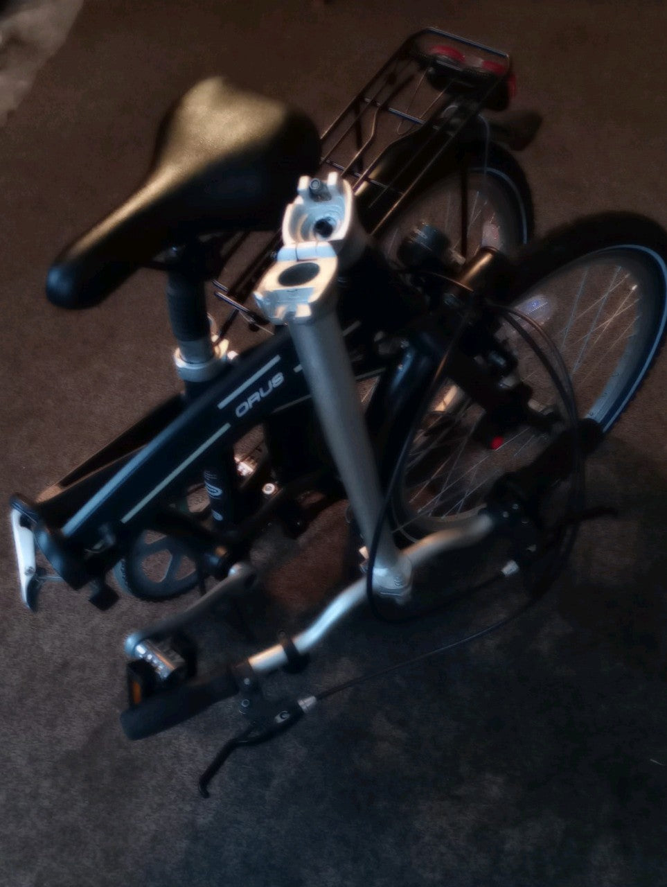ORUS folding Bike + lock & key