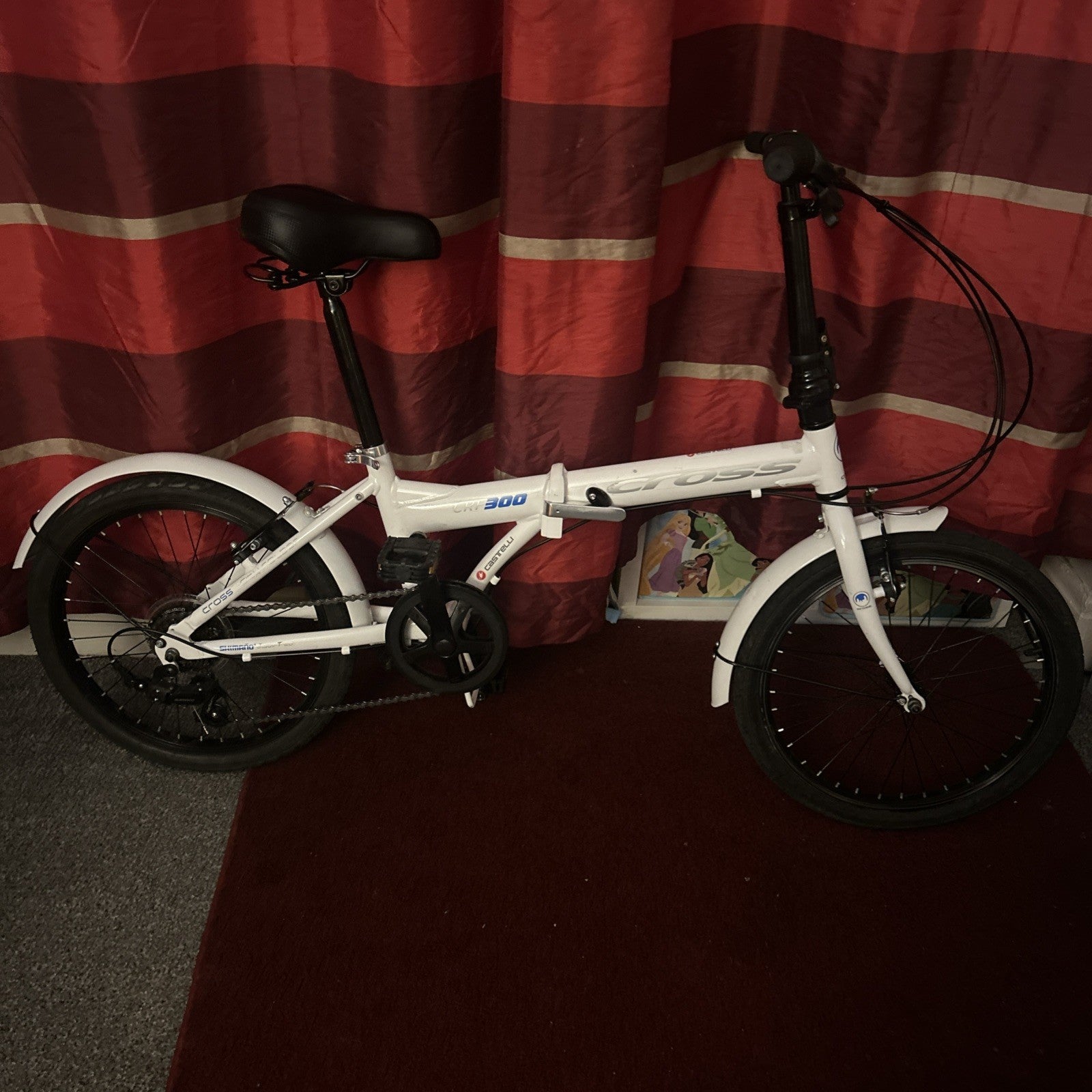Cross CRF300 alloy folding bike 20in white colour