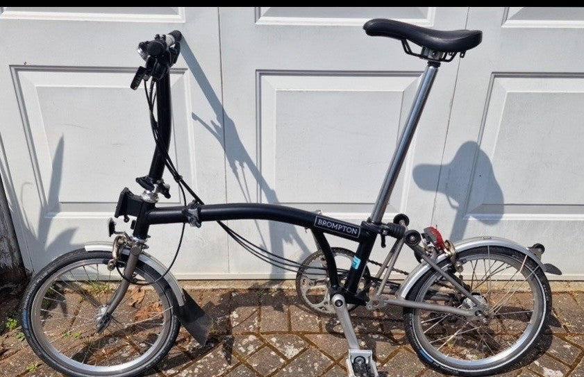 Brompton S6L  TI 17 Folding Bike Black