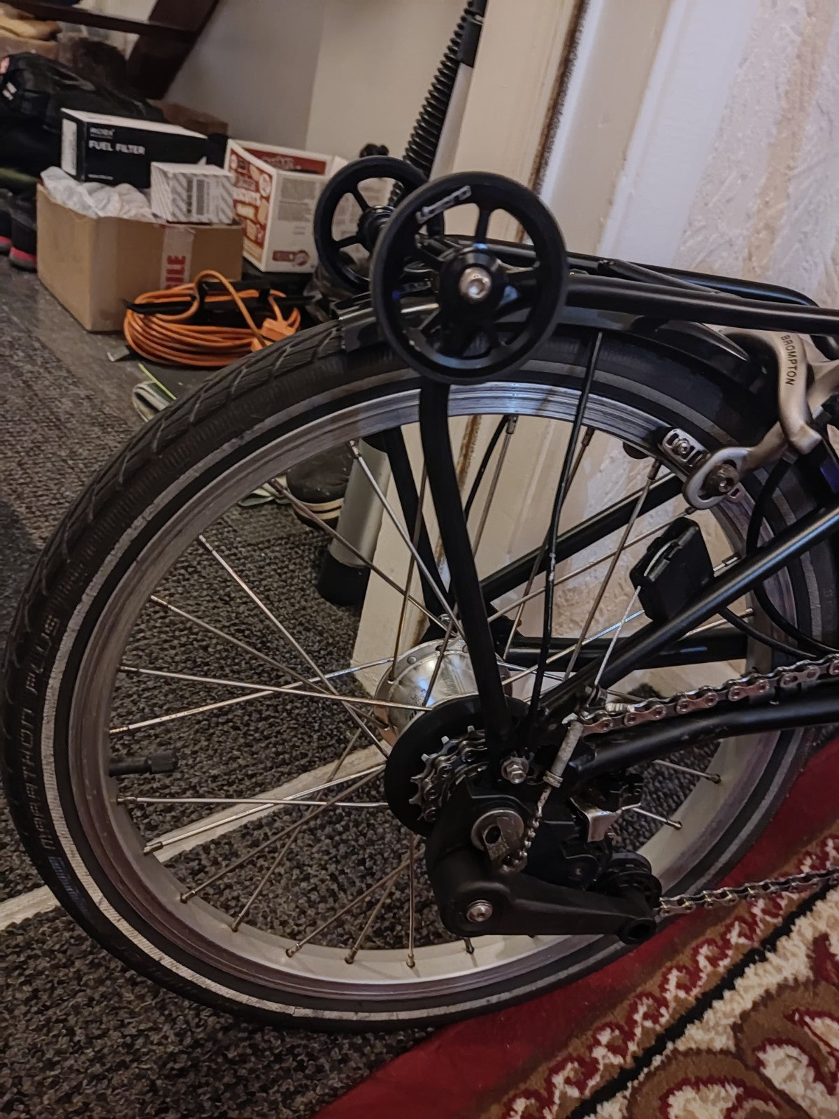 Folding Bikes Brompton 6 Speed Folding Bike Lightweight Aluminum Alloy