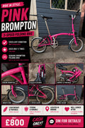brompton folding bike 3 speed