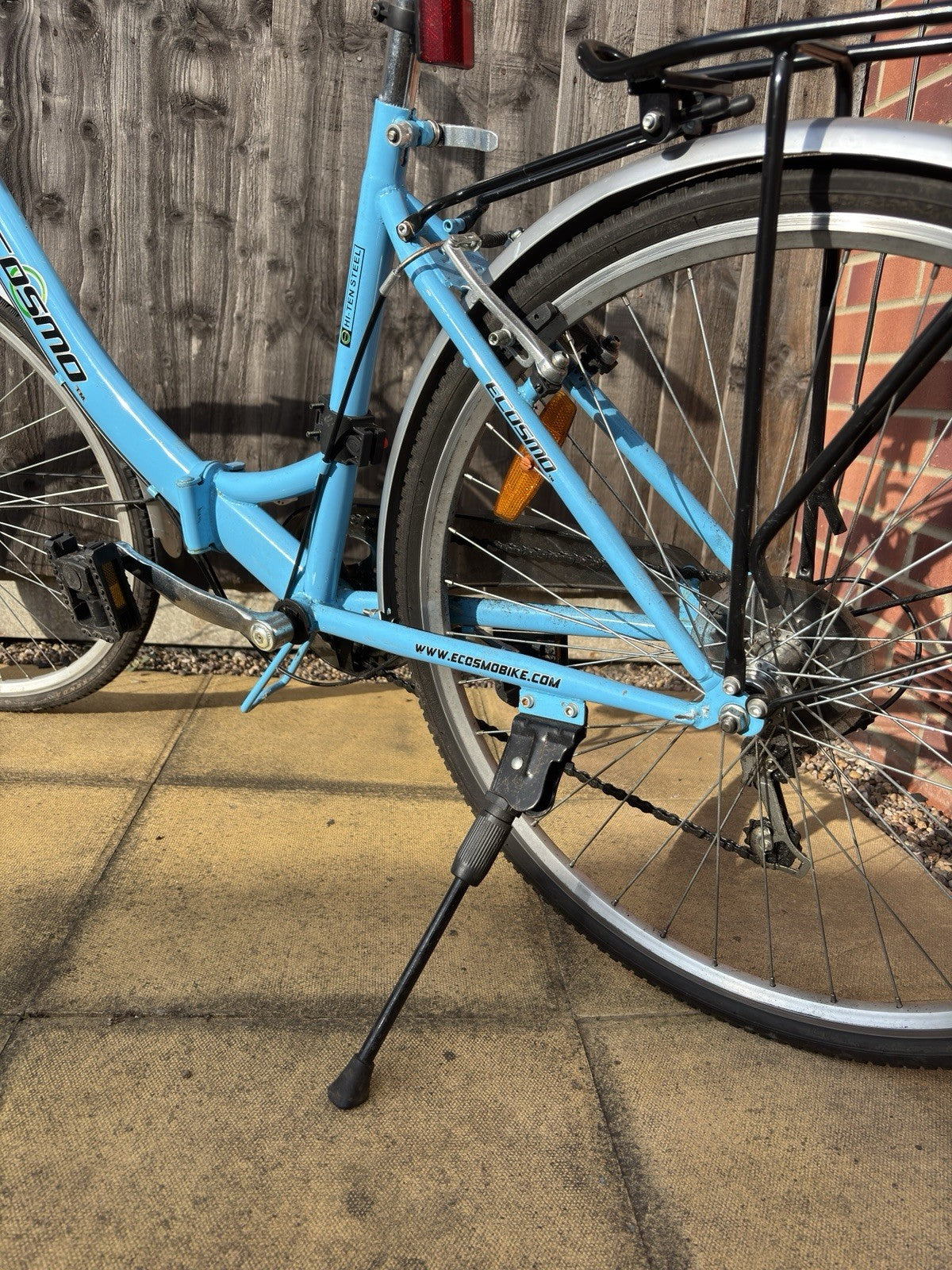 Ecosmo  26 Inch Wheel Women Folding Bike Blue Good Condition
