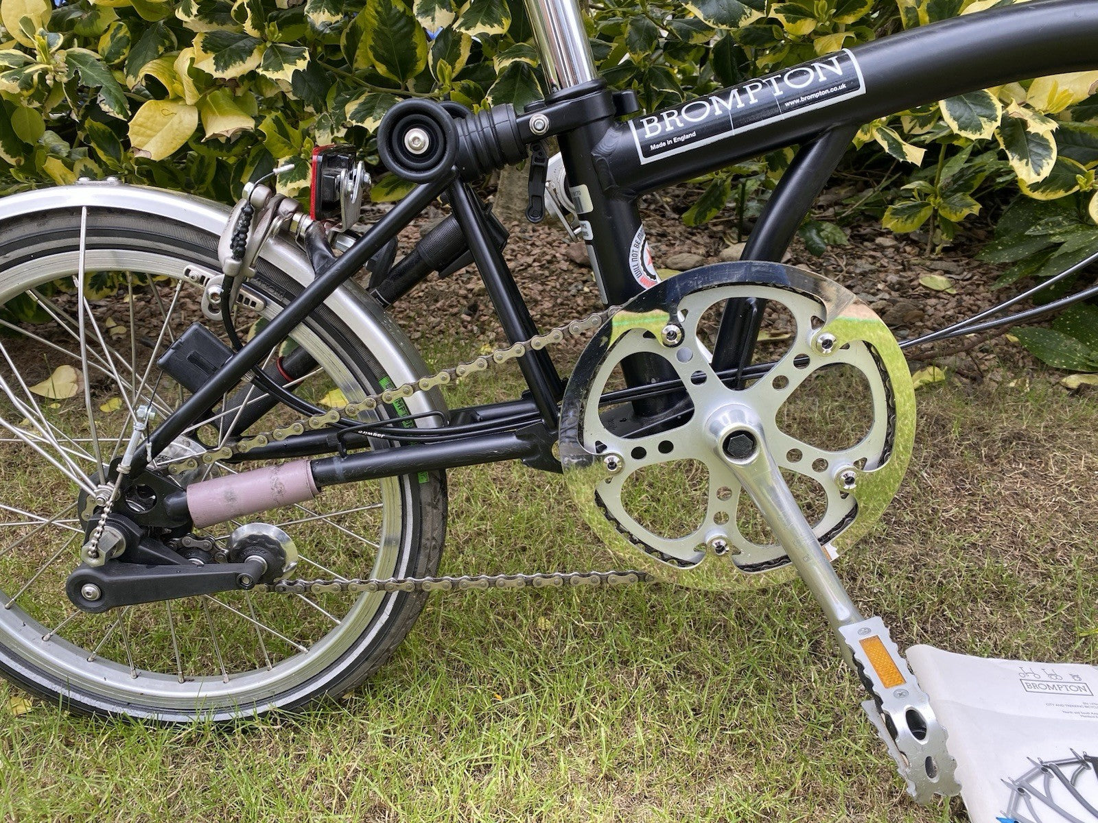 Brompton Folding Bike 3-Speed, Black