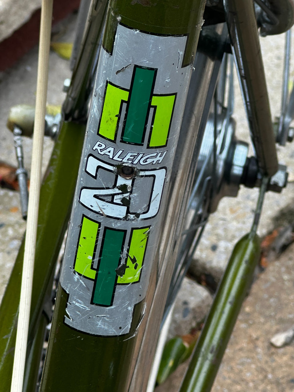 Vintage 1979 Raleigh 20 Stowaway Folding Bike 3 Speed