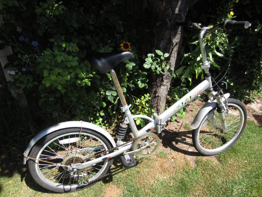 SAFARI FOLD UP BIKE UNISEX FULL SUSPENSION 7 SPEED 20' FOLDING BICYCLE BARGAIN