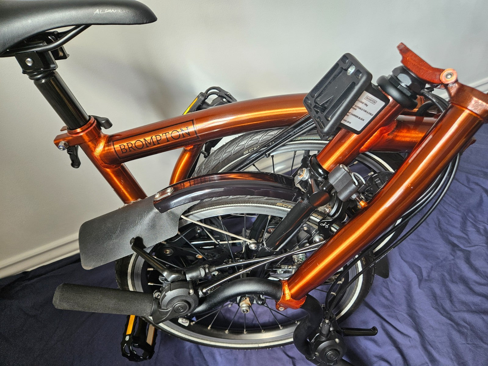 Brompton M6LX Superlight Titanium 6 Speed Flame Lacquer Excellent Condition