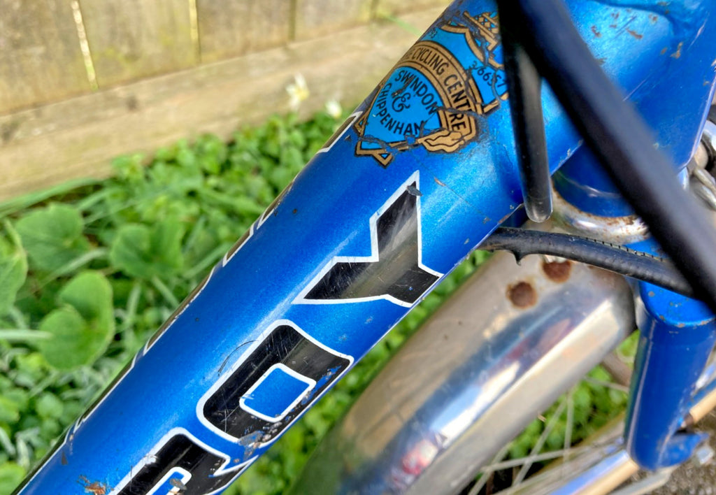 Vintage Raleigh Viscount Unisex Folding Bike - Blue - Good Usable Condition