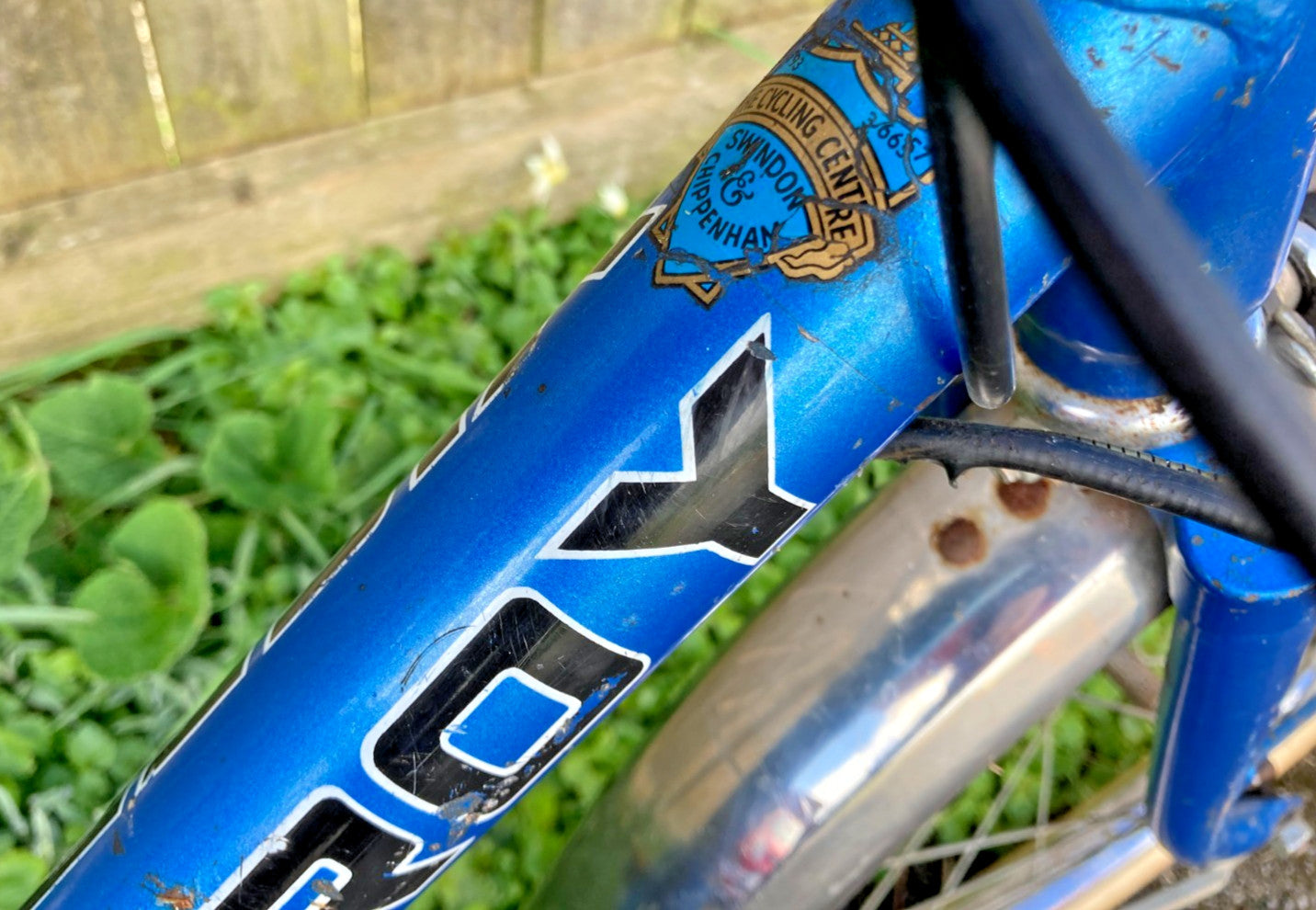 Vintage Raleigh Viscount Unisex Folding Bike - Blue - Good Usable Condition