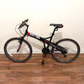 Cross Explorer Mountain Bike 26in Black/Red V-Brake Riser Bar Foldable.