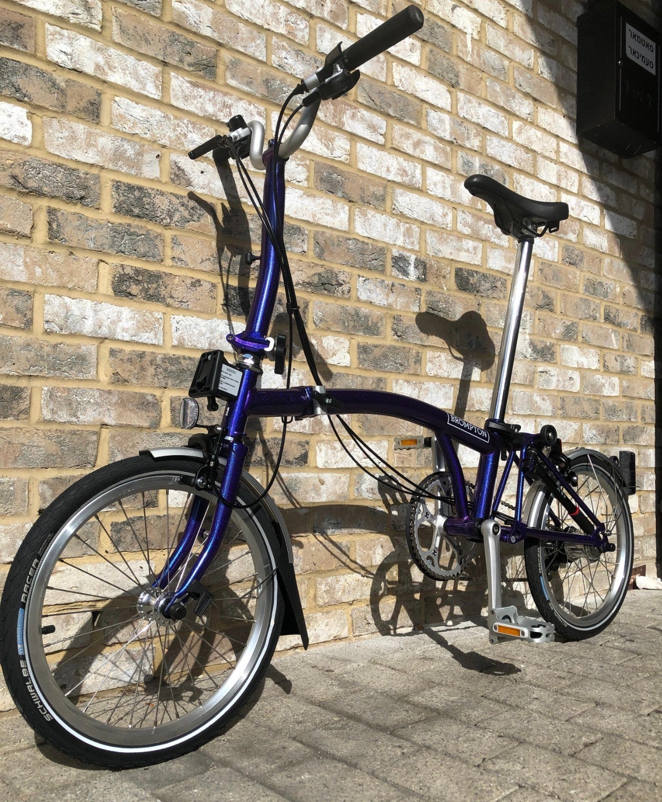 Brompton Metallic Purple M6L - SUPER RARE - WORLDWIDE SHIPPING - A+ Condition