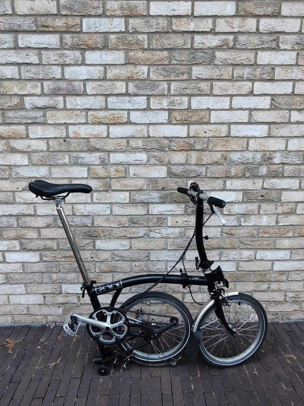 Brompton S2L 2 Speed Folding Bike Black Mudguards No Rack