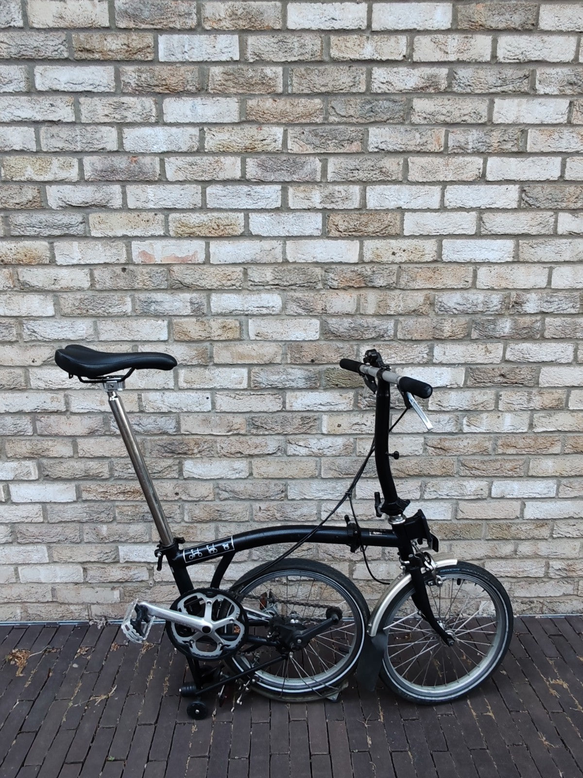 Brompton S2L 2 Speed Folding Bike Black Mudguards No Rack