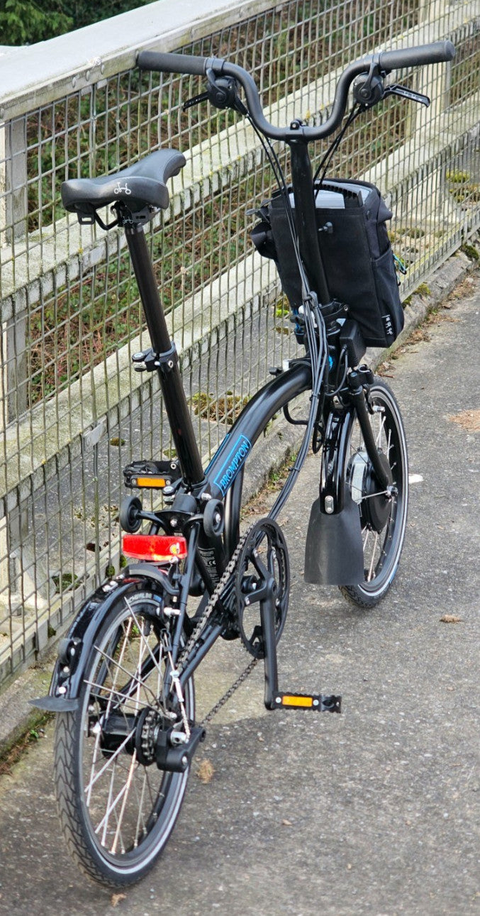 Brompton Electric C Line Folding Bike - 6 Speed - Barely Used