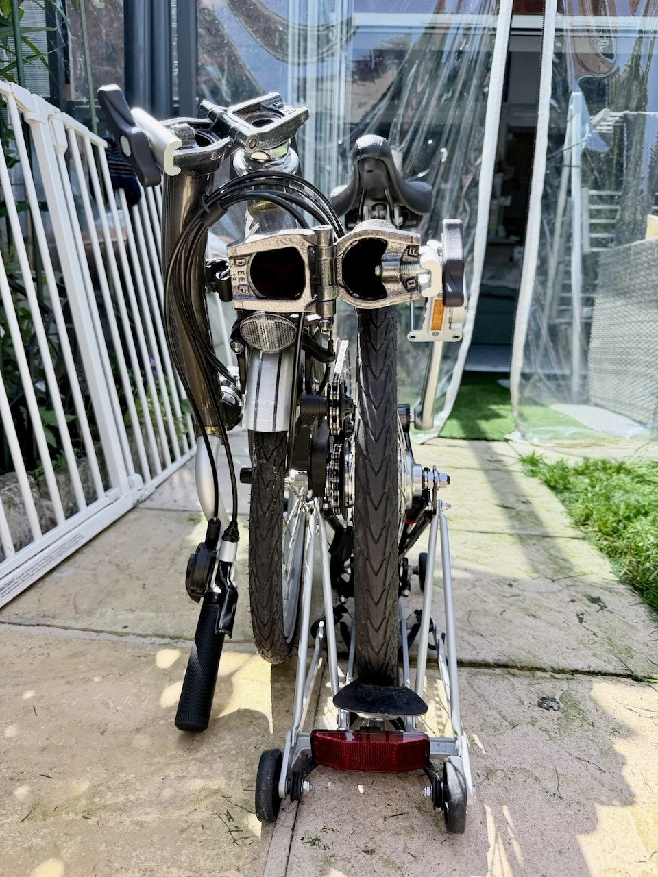 Brompton M6R (conversion from M6L) Raw Lacquer finish, low mileage, v good cond