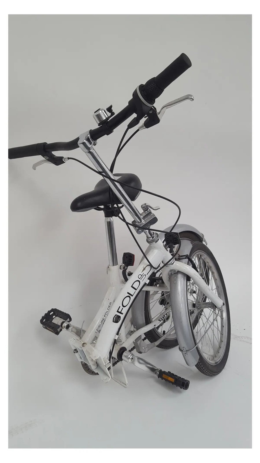 Saxon FOLD3 Leisure Folder 20 Folding Bike White 6 Speed