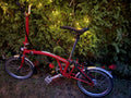 Brompton C Line Explore - House Red. High Handlebars