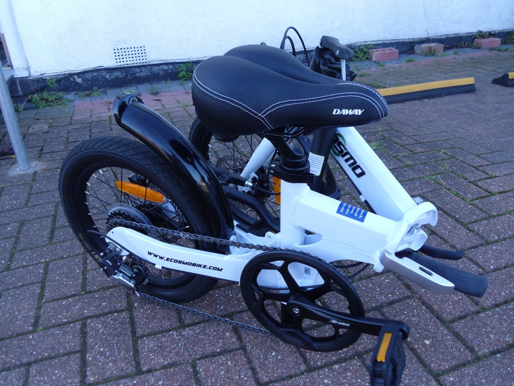16" folding commuter bike, 6 speed Shimano gears, this is not an E-bike.