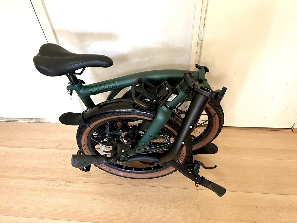 Brompton G Line with Roller Frame - 8-speed, Forest Green, Large