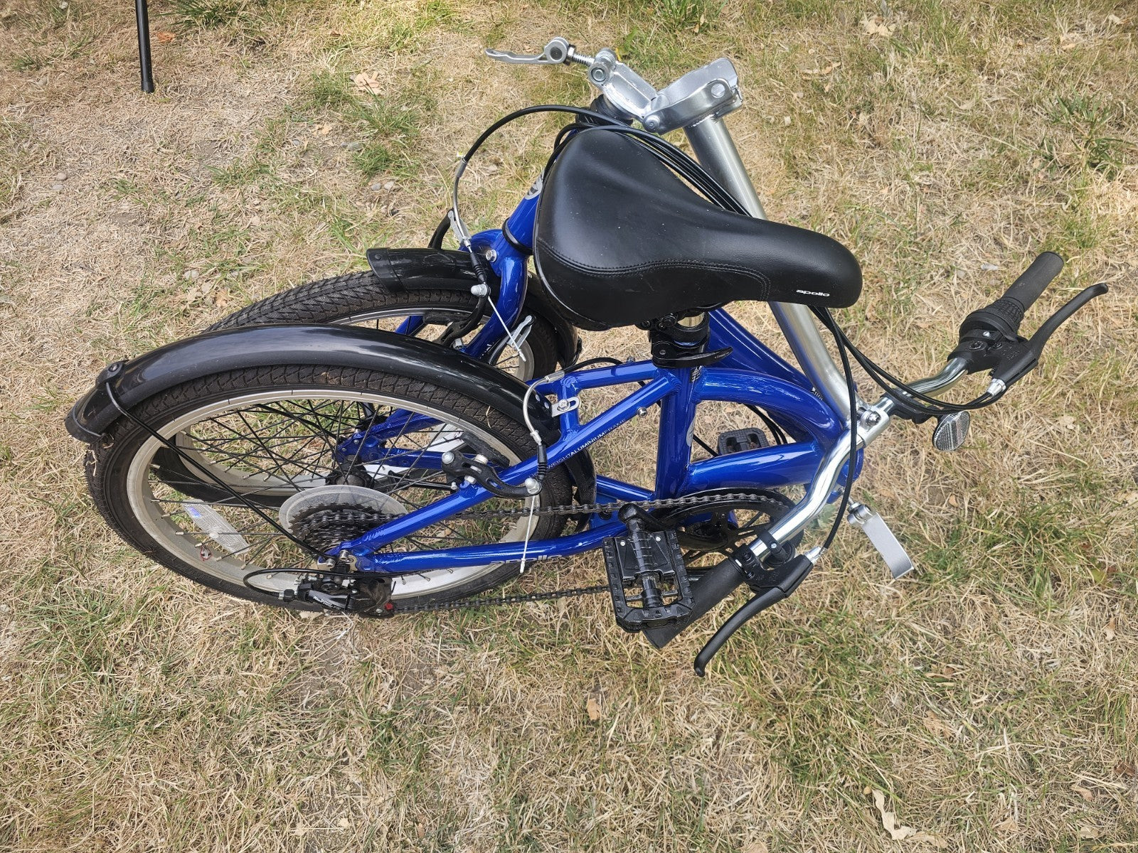 Applo Tuck Foldable Bike 20 Wheels 6 Gears Adjustable Height Easy Assembly