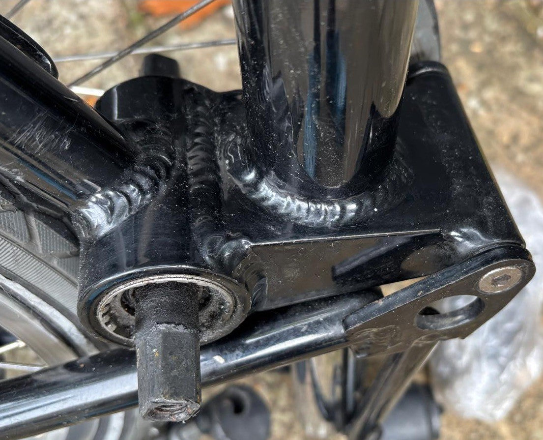 Project Folding Bike includes Genuine Brompton Front Forks SA 3 speed wheel set