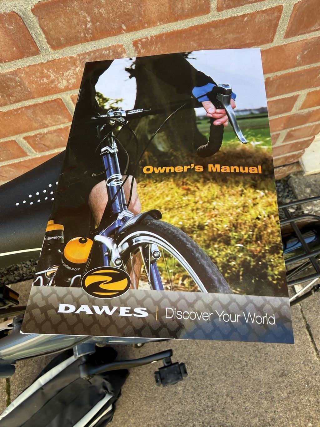 Dawes Jack 20in Folding Bike 6 Speed Grey/Black Rear Rack Mudguards