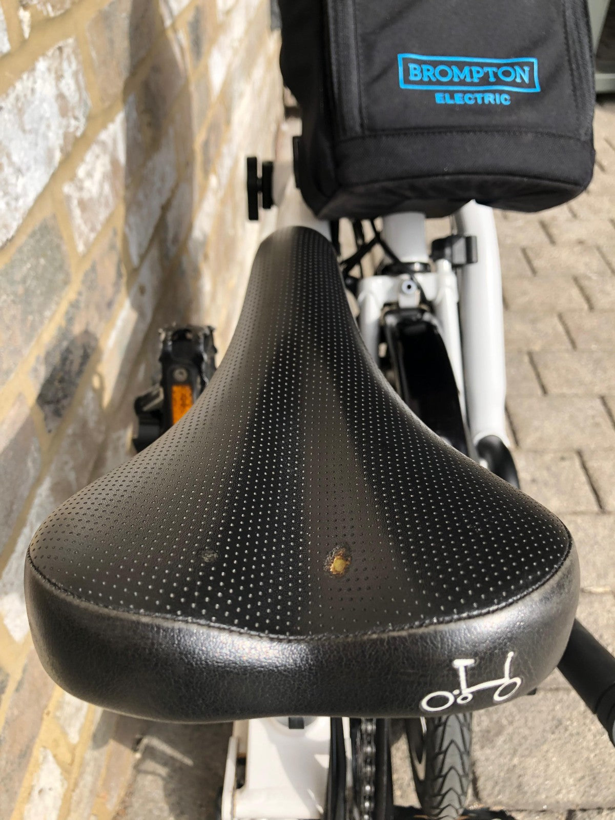 Brompton Electric White Mid 2 Speed (M2L) - Ex-Demo - VERY CHEAP GREAT DEAL!