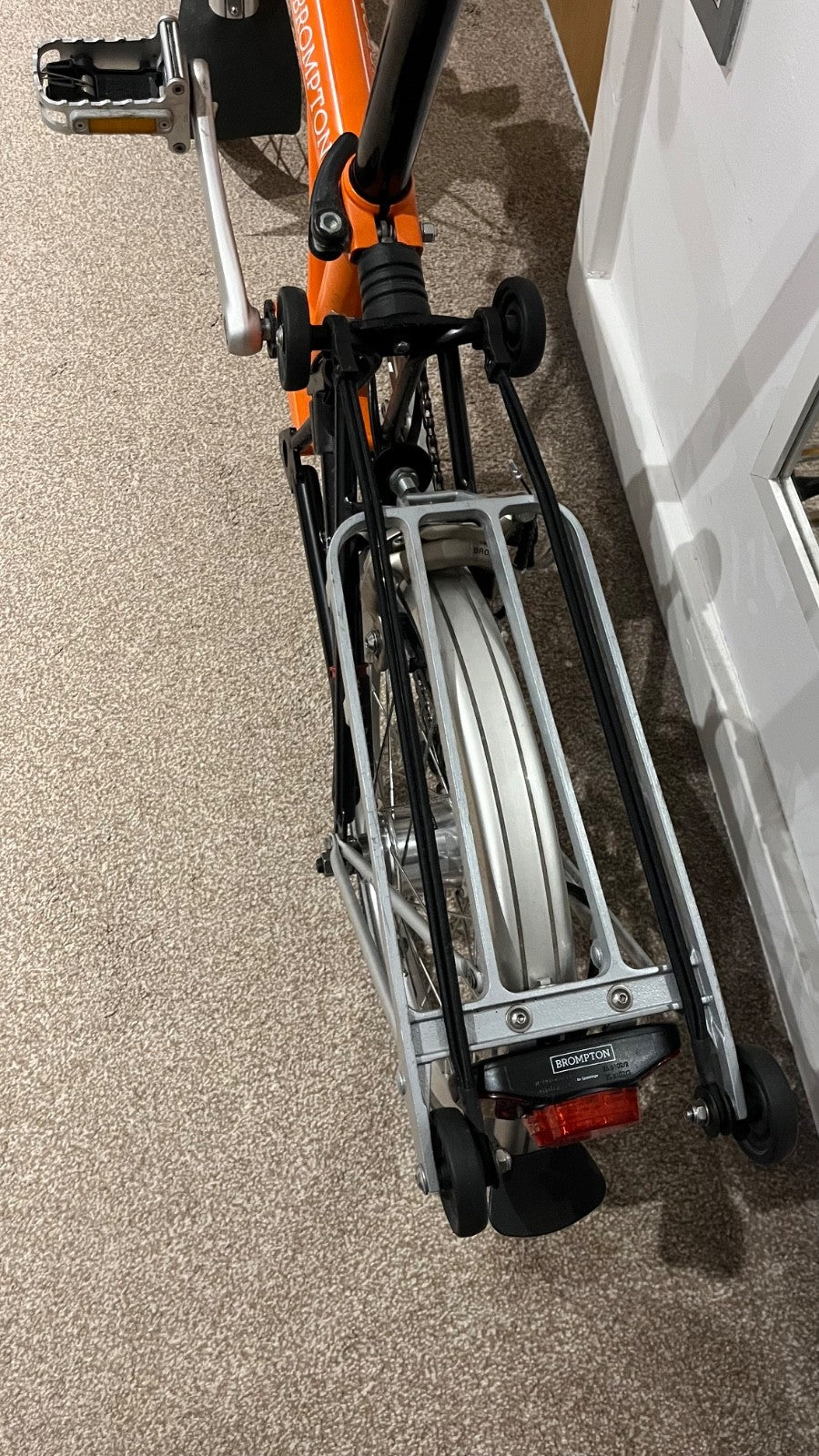 Brompton M6L Folding Bike Orange