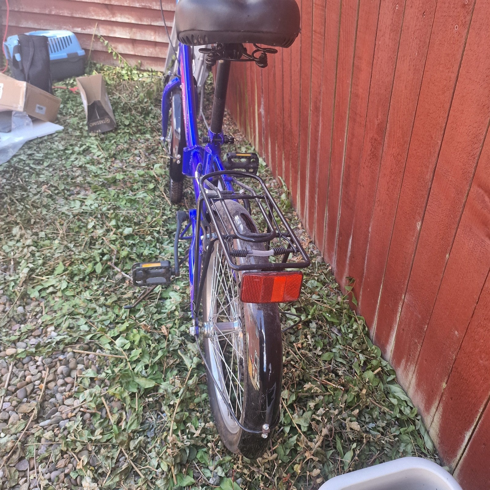 Aist Smart 20 2.0 Folding Bike 20 Inch Wheels 7 Speed Blue Used Good