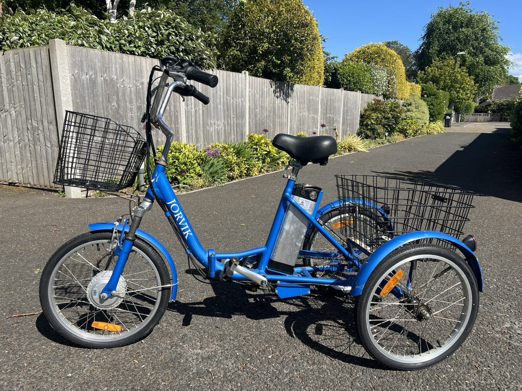 Jorvik Folding  Tricycle :  Blue : 20in