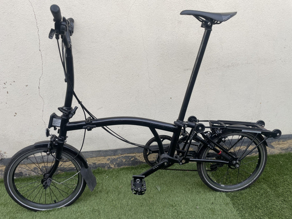 Brompton C Line M6L Black Edition Roller Rack 6‑Speed