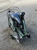 20 inch Folding Bike 7 Speed Shimano — Green, Rack, Mudguards, Succinct