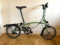 Brompton C Line M Frame Matcha Green 6 speed USED ONCE