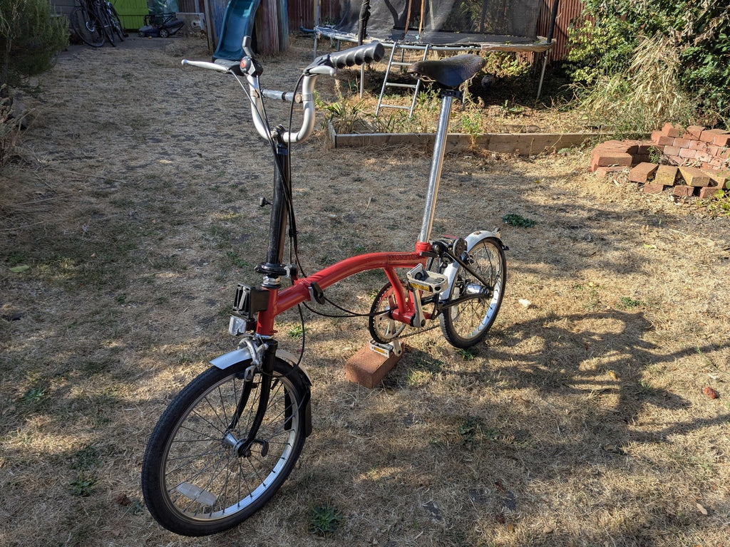 Vintage Brompton 5 Speed 1990's - Lightly used.