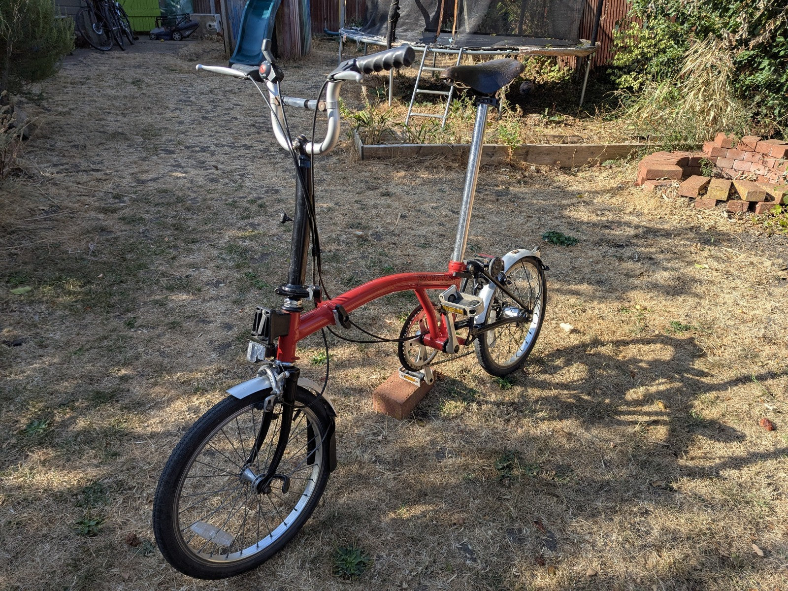 Vintage Brompton 5 Speed 1990's - Lightly used.