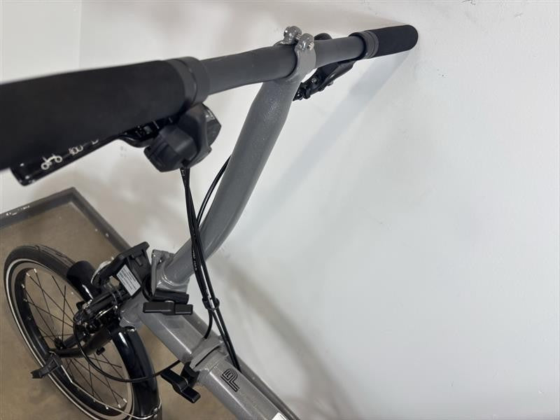 Brompton P Line 4 Speed 2022 Low Handlebar Folding Bike - Storm Grey